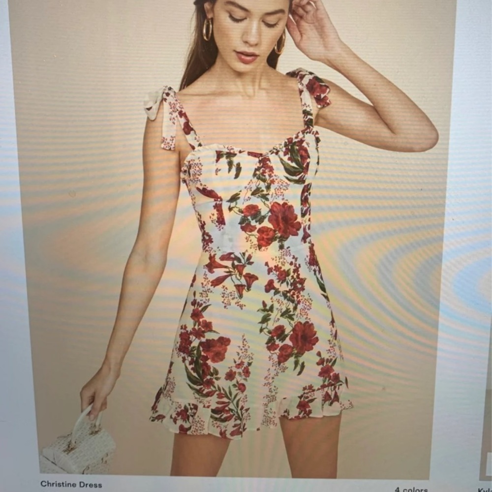 NWOT reformation mini floral dress